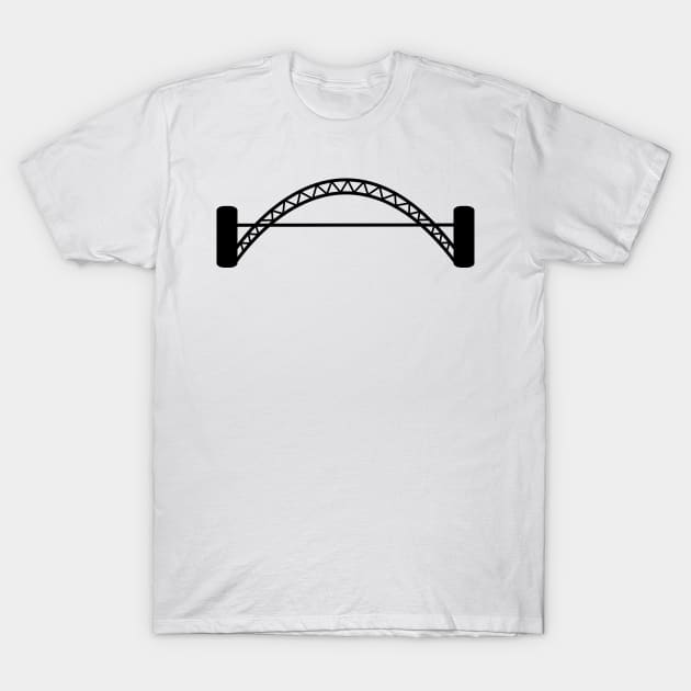 Tyne Bridge T-Shirt by TyneDesigns